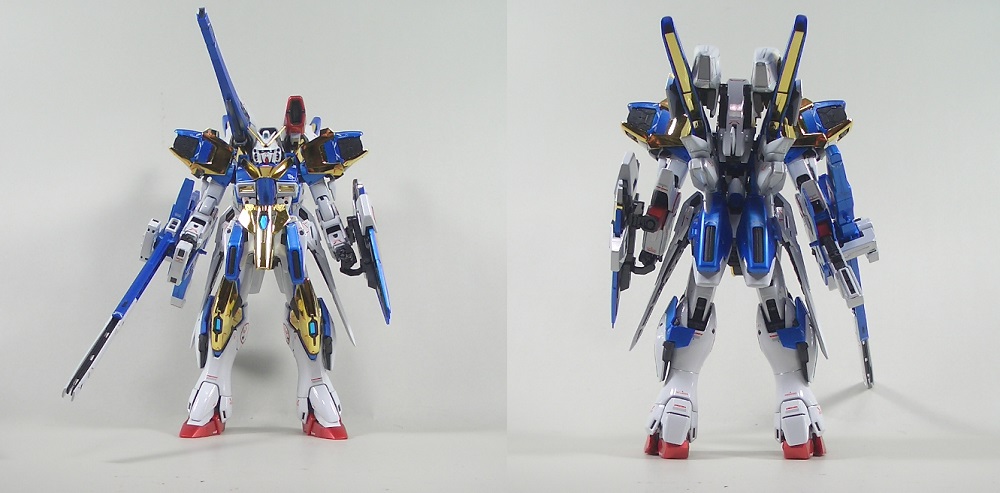 MG V2アサルトバスターガンダムVer.Ka［チタニウムフィニッシュ］ 完成