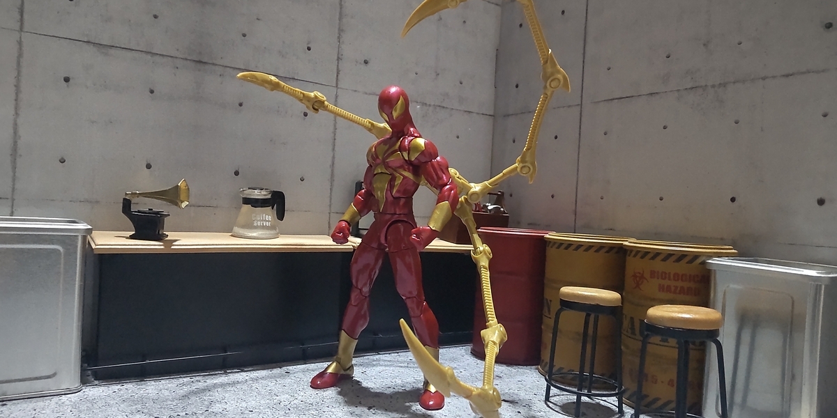 レビュー マーベルレジェンド【鋼鉄のスパイダーマン！】アイアン