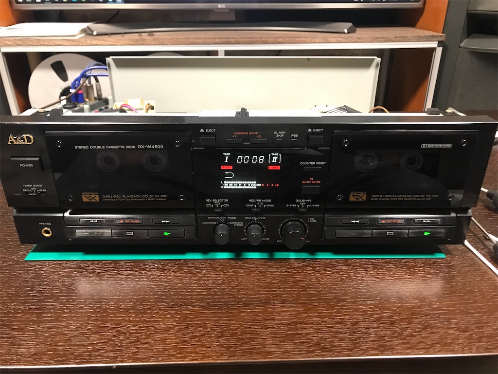 ジャンクカセットデッキ「GX-W4500」修理 - hirodanの日記