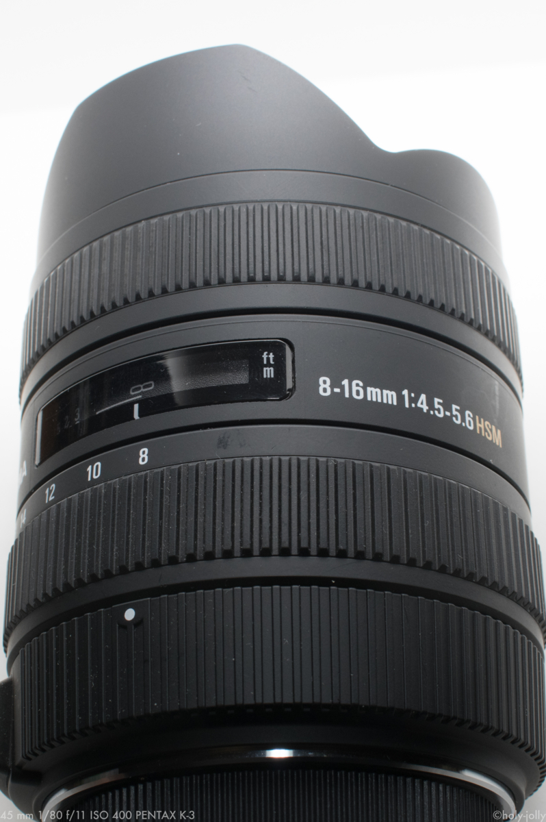 PENTAXで使えるAPS-Cの最広角レンズ「SIGMA 8-16mm F4.5-5.6 DC HSM