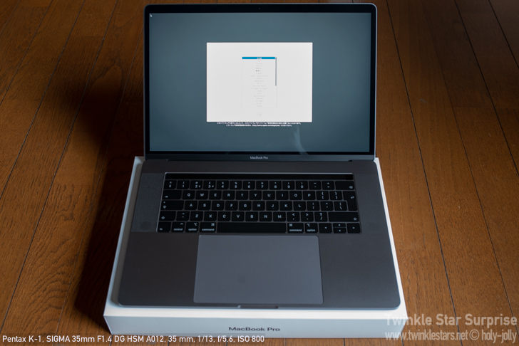 2018年モデルの15インチMacBook Proを（ほぼ）特盛で買ったのでMid