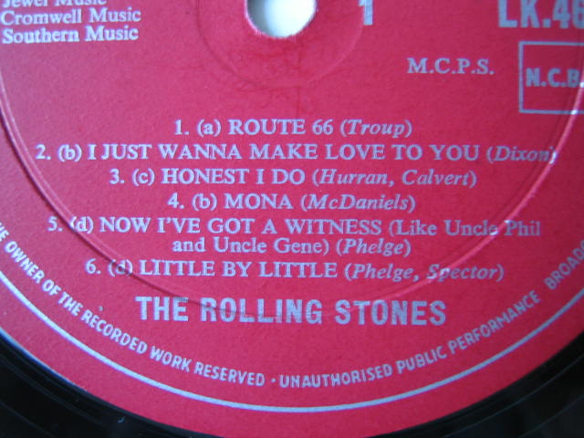 ローリング・ストーンズ UKファーストのバリエーション