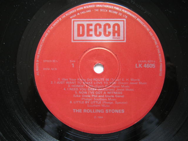 ローリング・ストーンズ UKファースト続編！ラベルの変化と謎のブルー