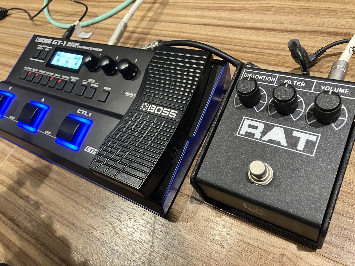 PROCO RAT2とBOSS GT-1のRATを比較してみた【同じディストーション