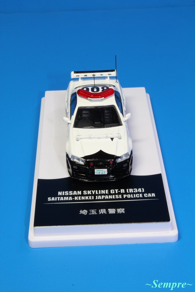 INNO Models 日産 スカイライン GT-R(R34) 埼玉県警パトカー 1/64
