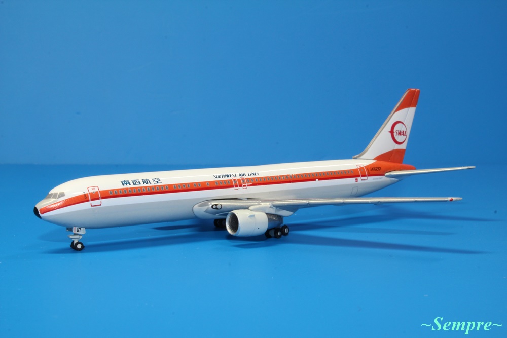 デアゴスティーニ SWAL(南西航空) B767-300 JA8267 1/400スケール JAL