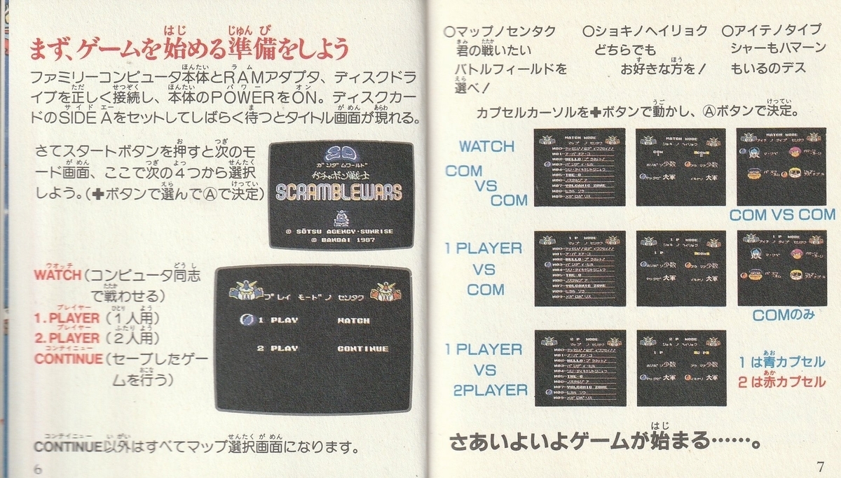 SDガンダムワールド ガチャポン戦士 スクランブルウォーズ』1987年