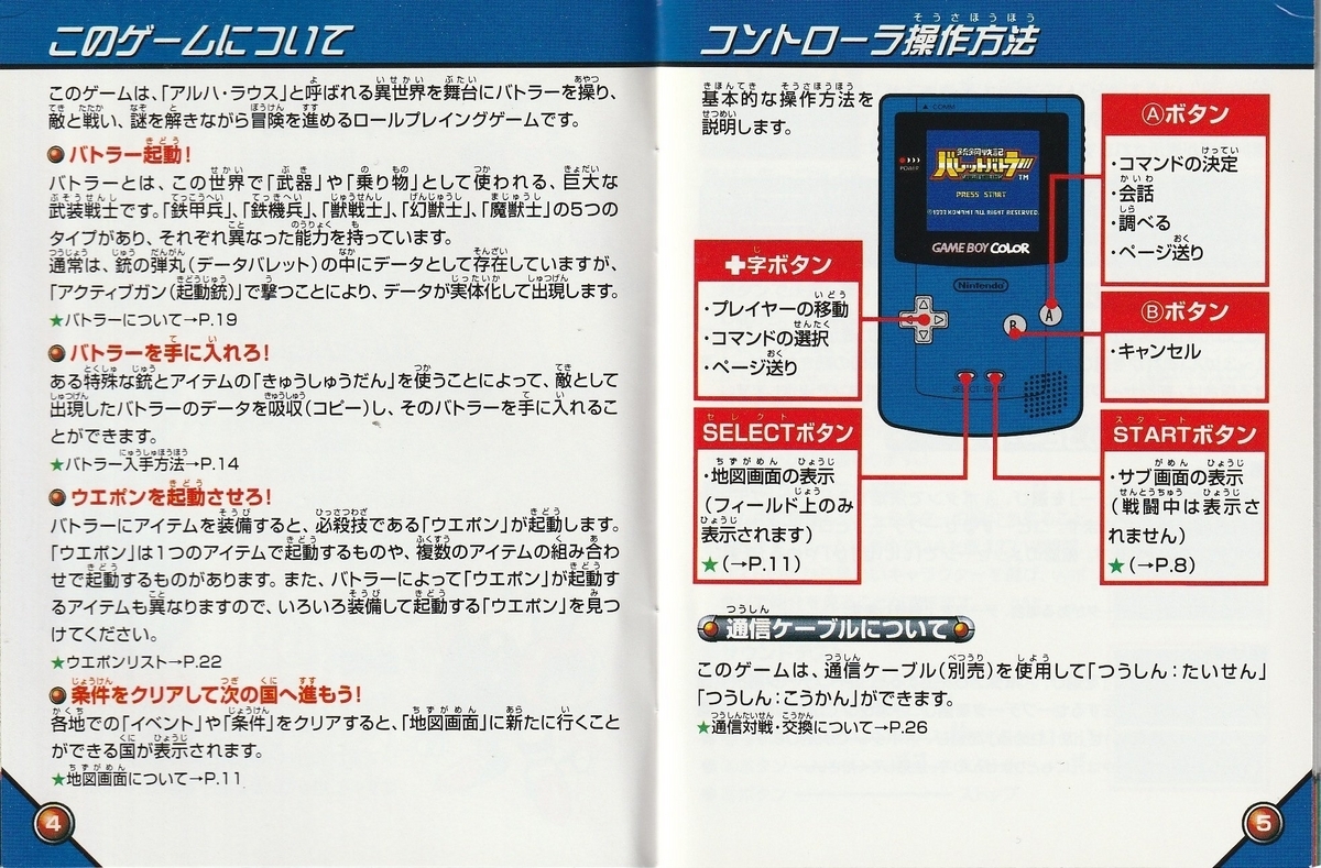 銃鋼戦記バレットバトラー』1999年／ゲームボーイ - レトロゲームの
