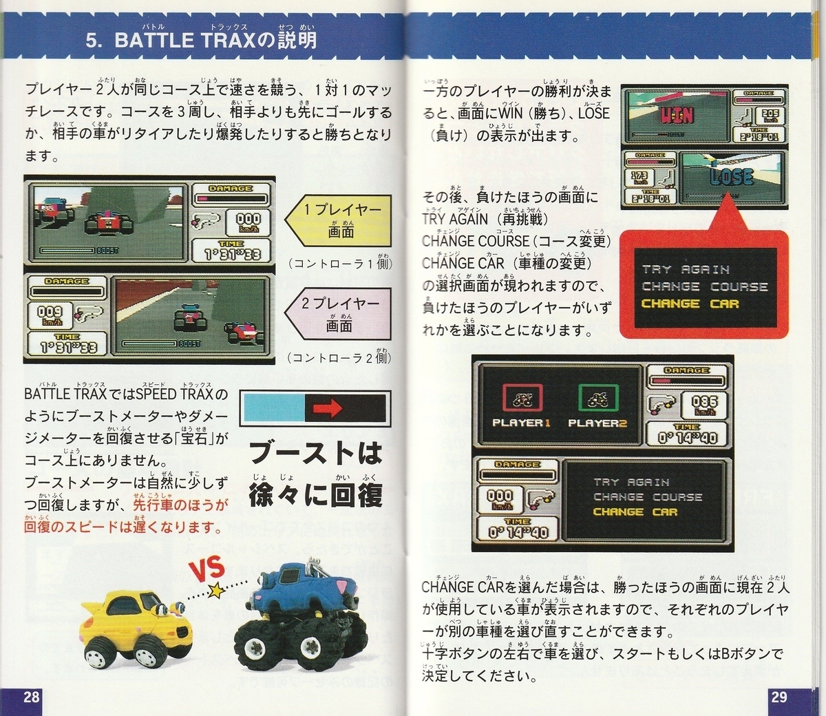 ワイルドトラックス』1994年／スーパーファミコン - レトロゲームの