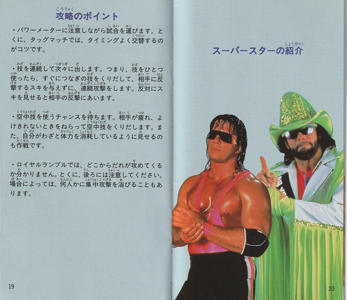 WWFロイヤルランブル』1994年／メガドライブ - レトロゲームの説明書保管庫