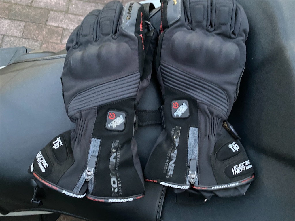 KOMINE GK-804電熱グローブ2,000kmレビュー - ぴよこ☆くらふと☆わ〜くす