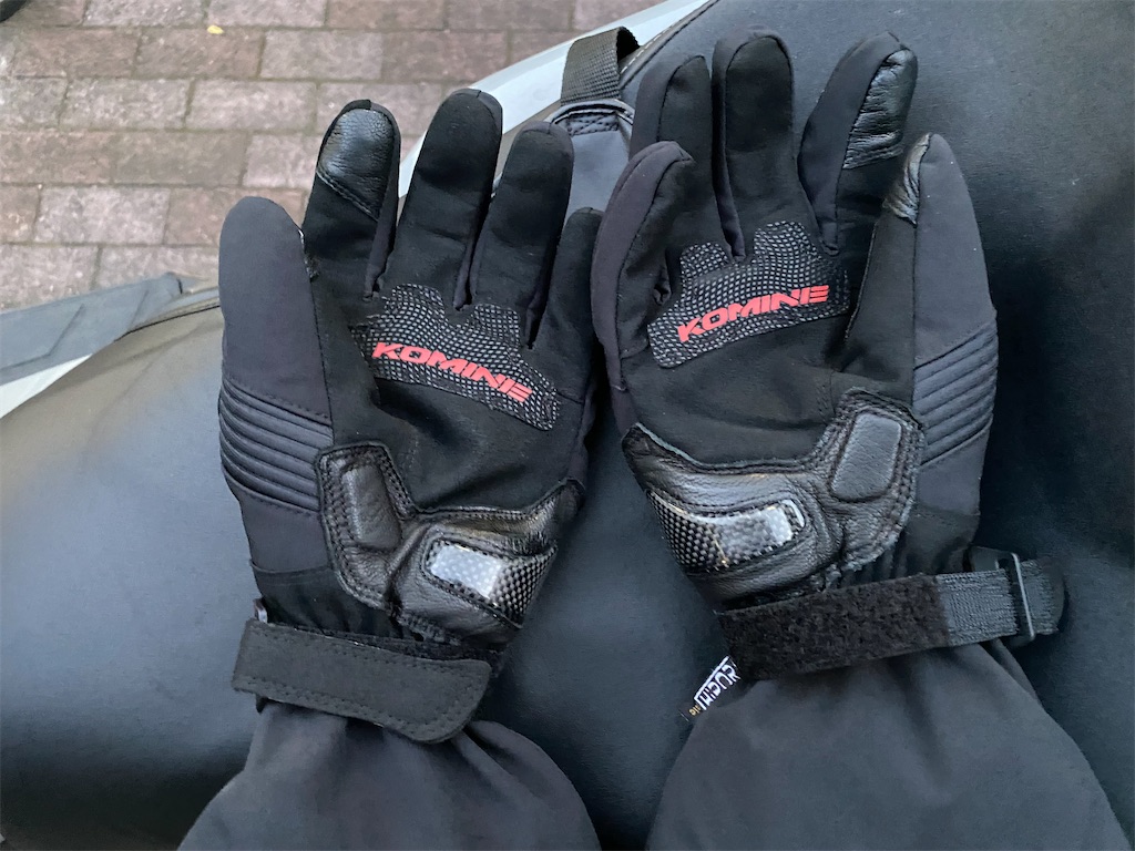 KOMINE GK-804電熱グローブ2,000kmレビュー - ぴよこ☆くらふと☆わ〜くす
