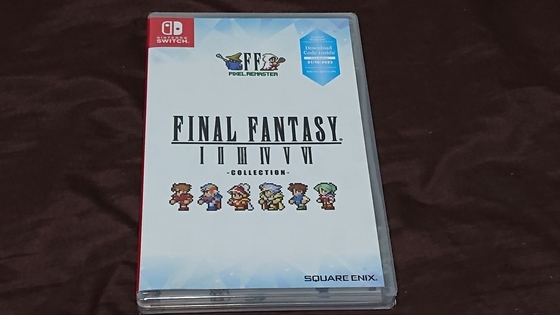 海外パッケージ版ピクセルリマスターは、日本語完全対応でした