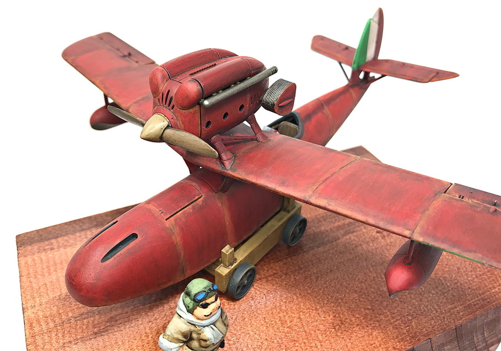 紅の豚 サボイア S21[1/48] （完成） - まだ、サフのまま。