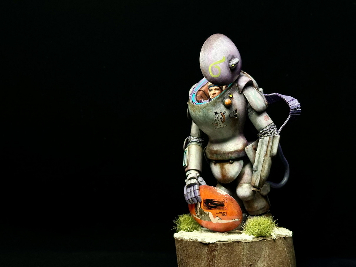 Ma.k SAFS 冬季迷彩を塗る - まだ、サフのまま。