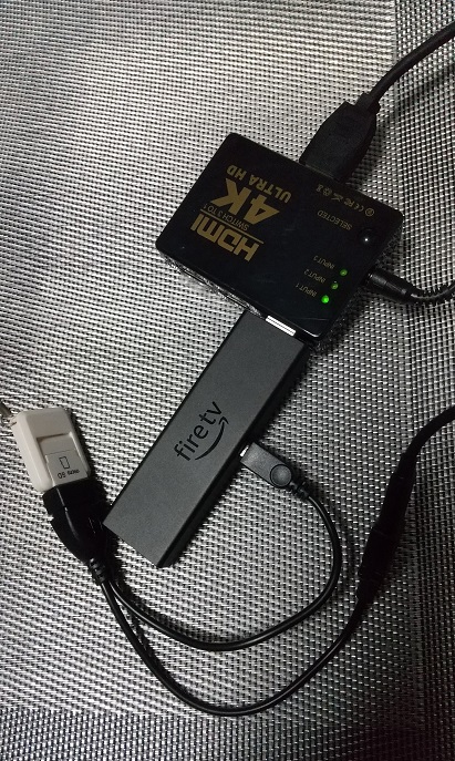 Amazon Fire TV Stick 4k MAXで、撮り貯めた動画を観てみたい OTG