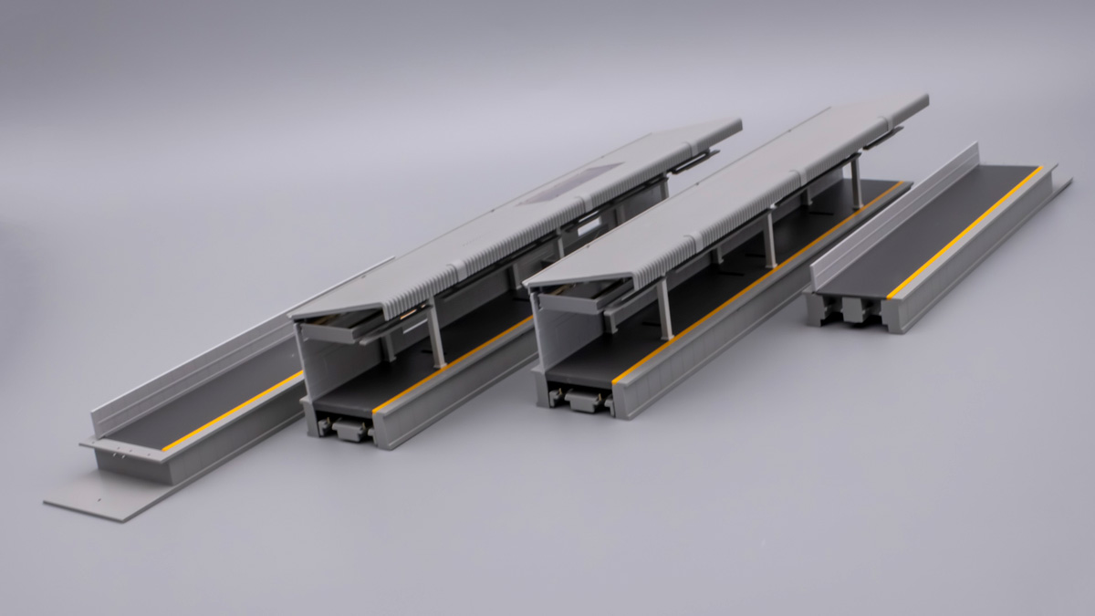 Nゲージ】KATOの「近郊形ホームDX」の対向式を導入。塗装や電飾も