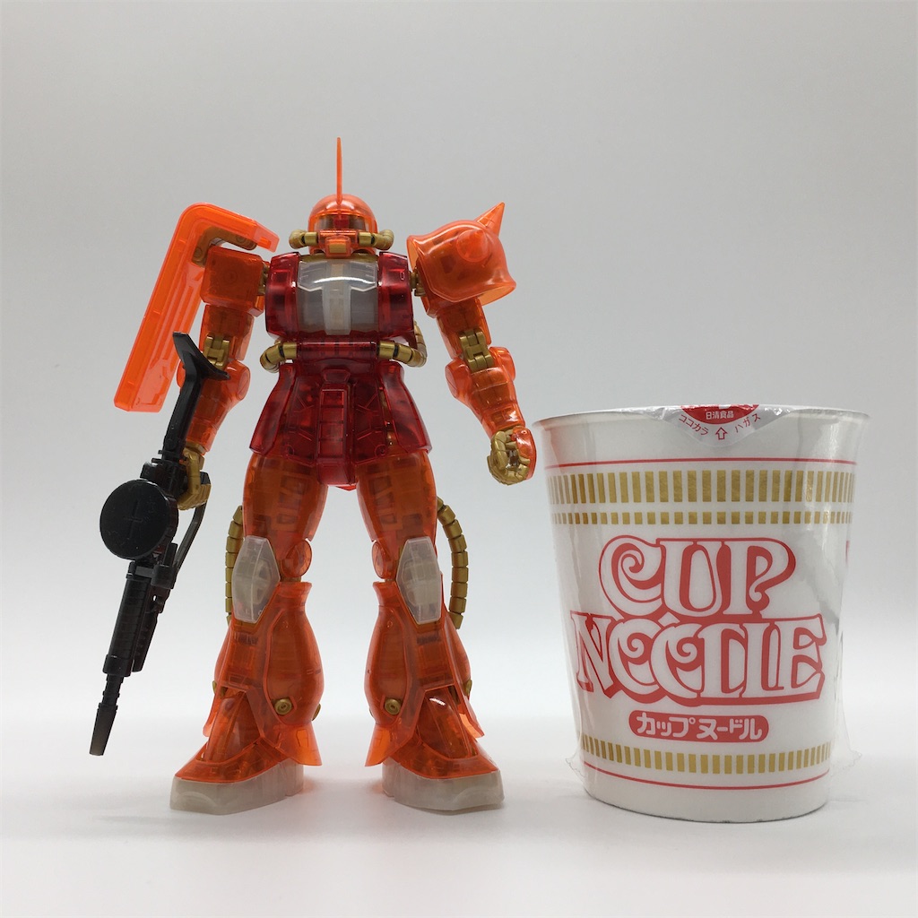 MG シャア専用ザク Ver.2.0 カップヌードルオリジナルクリアカラー
