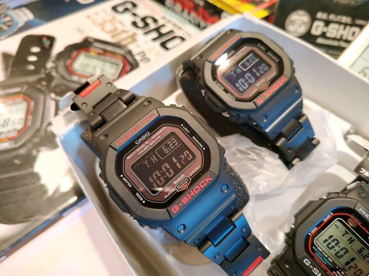 GW-B5600HR-1JF #簡単脱着ワンタッチ #Gはやっぱり四角でしょ