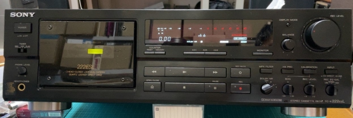 SONY TC-K222ESL 点検 - 羽田電器産業 ステレオ事業部
