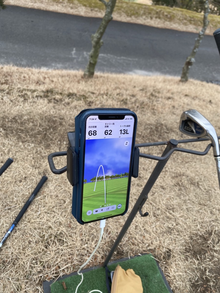 弾道測定器 Garmin Approach R10 でドライバーショットの計測を行った