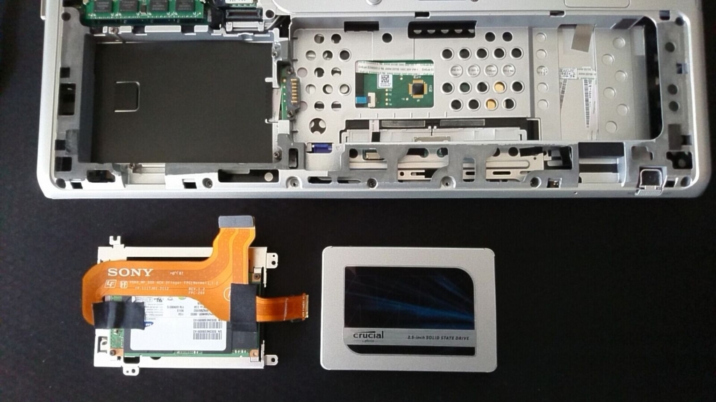 SSD換装】vaio S(VPCSE1AJ) RAID-SSD→通常SSD - mikan's technical note