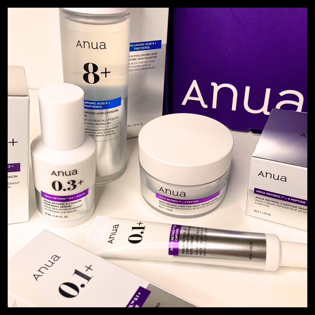 Qoo10メガ割購入品】Anua「レチノールアンチエイジングセット」【リピ