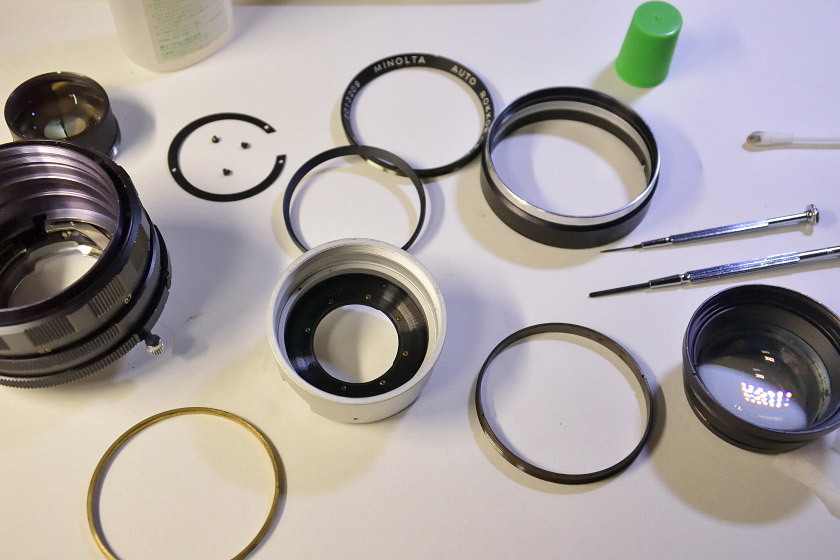 オールドレンズ 「ミノルタ Minolta MC ROKKOR-PF 58mm/f1.4」(前期型