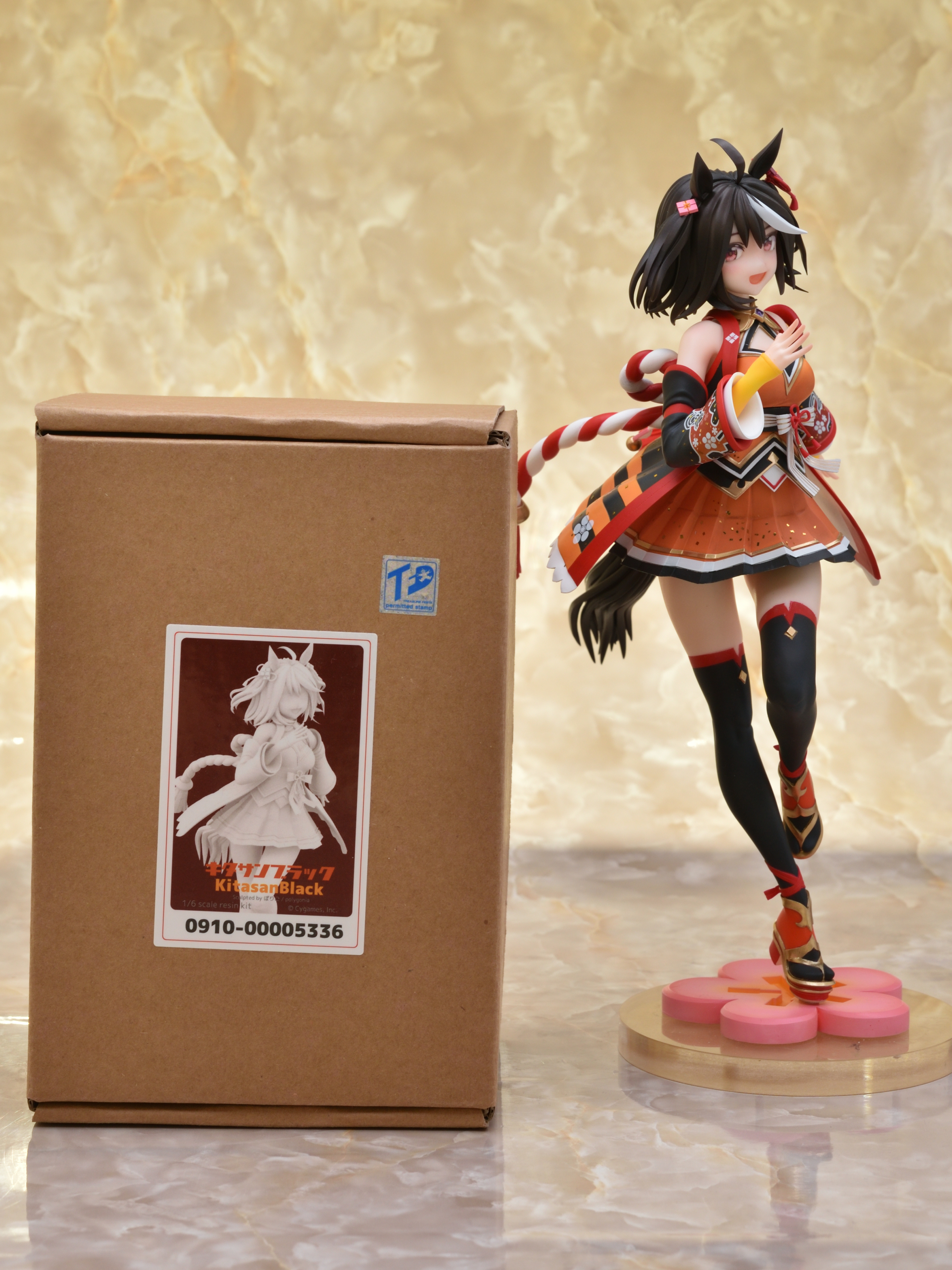 I painted the Kitasan black garage kit. - MIYUTOのぷらも道