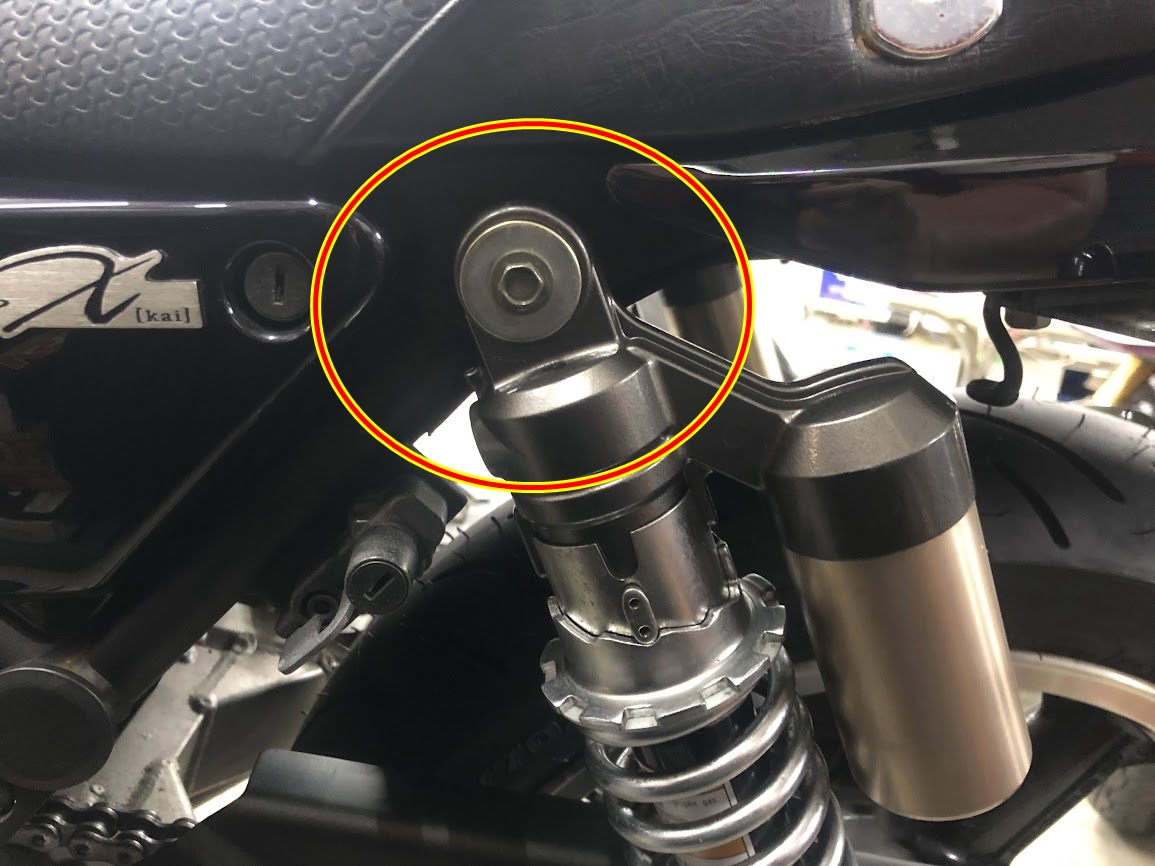 ゼファーχ （Rショック交換など） - moto shop TG's diary