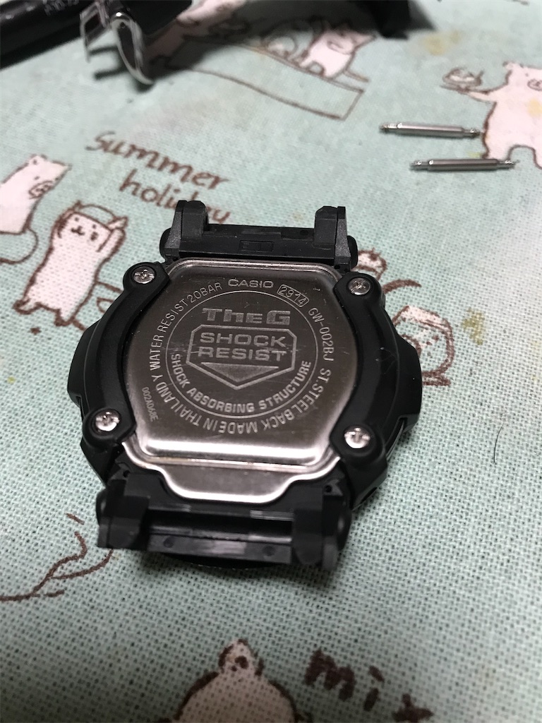 G-SHOCK GW-002BJ-1JFの電池交換。 - カメラ屋元公式中の人 アオキのブログ