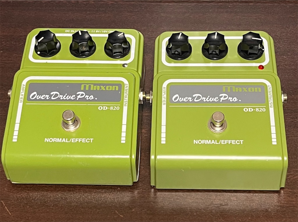 MAXON / OD820 レビューと初期・現行の比較 - △▽エフェクター