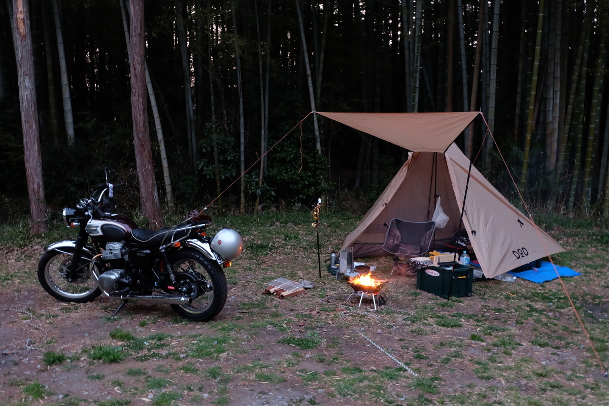 DOD ライダーズワンポールテントのレビュー！コンパクト収納でも室内