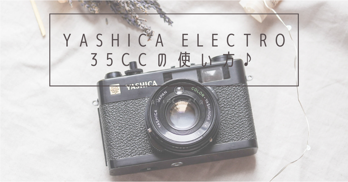YASHICA ELECTRO 35CC（CCN）の使い方♪ - 〔BLOG〕パピオカメラ
