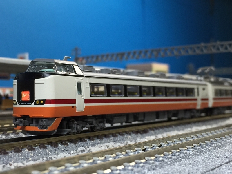 マイクロエース 485系「あいづ」リニューアル編成入線 - 休日の屋根裏