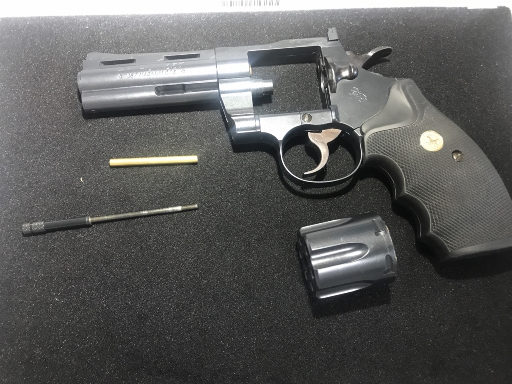 東京マルイ ガスリボルバーコルトパイソン リアルカート化 - りょーの