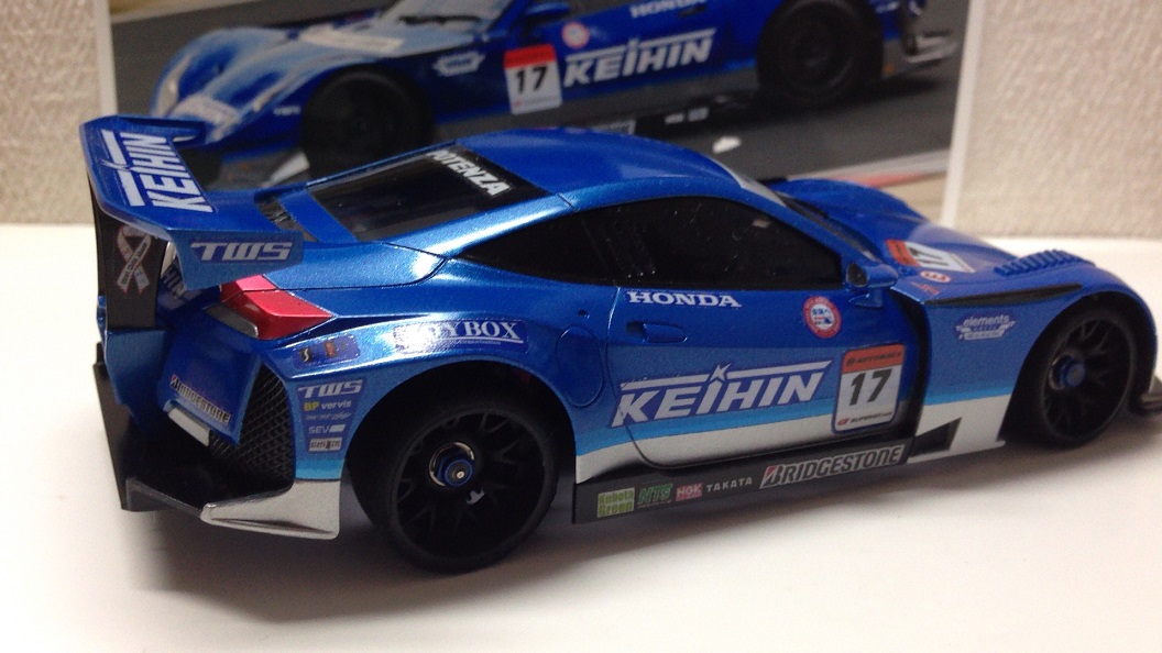 ミニッツ HSVをGT500「KEIHIN」カラーに塗装！ - リッキーの