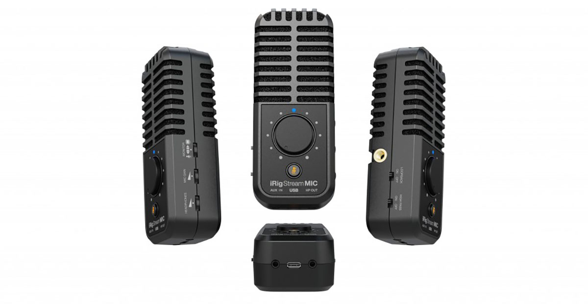 IK Multimedia iRig Stream Mic USB 〜ライブ配信向けのUSBマイク