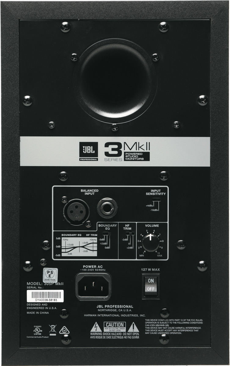 JBL PROFESSIONAL 305P MKII / 306P MKII〜ペア10万円以下！サイズで