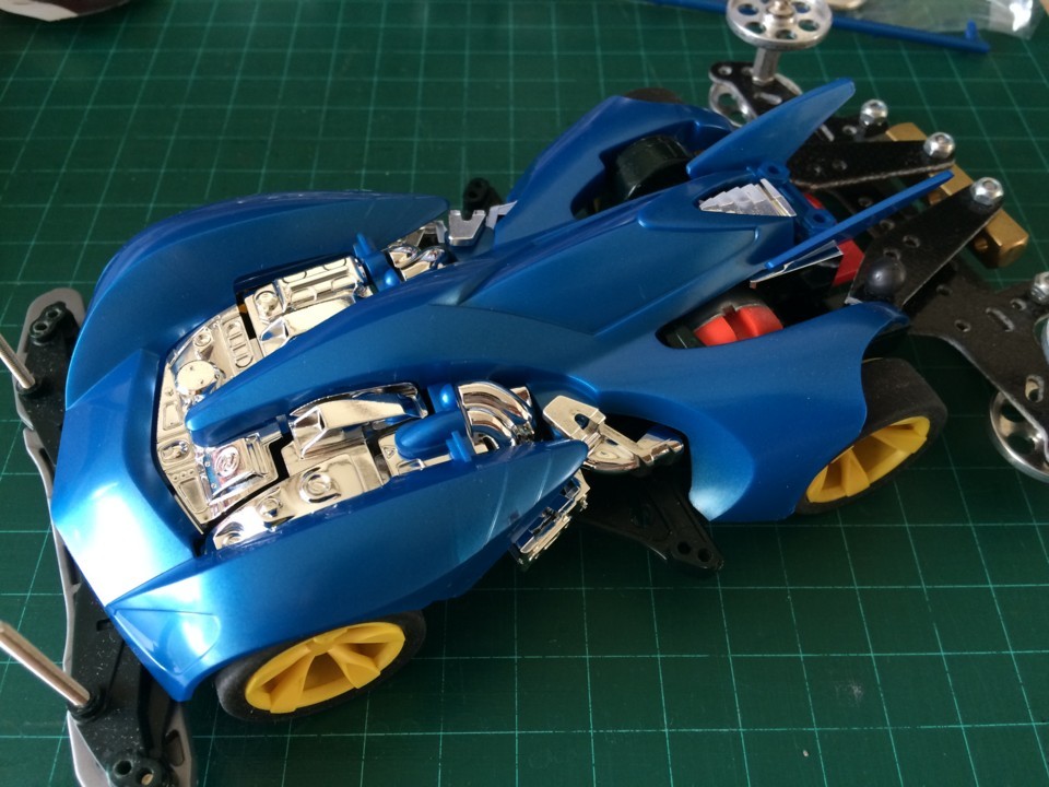 ミニ四駆】スピンバイパーVer.2017できた - コースありません。