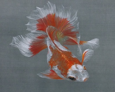 日本画 絹本の描き方 - お絵描きeveryday