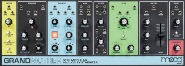 MOOG Grandmother」製品レビュー：スプリング・リバーブ搭載のセミ