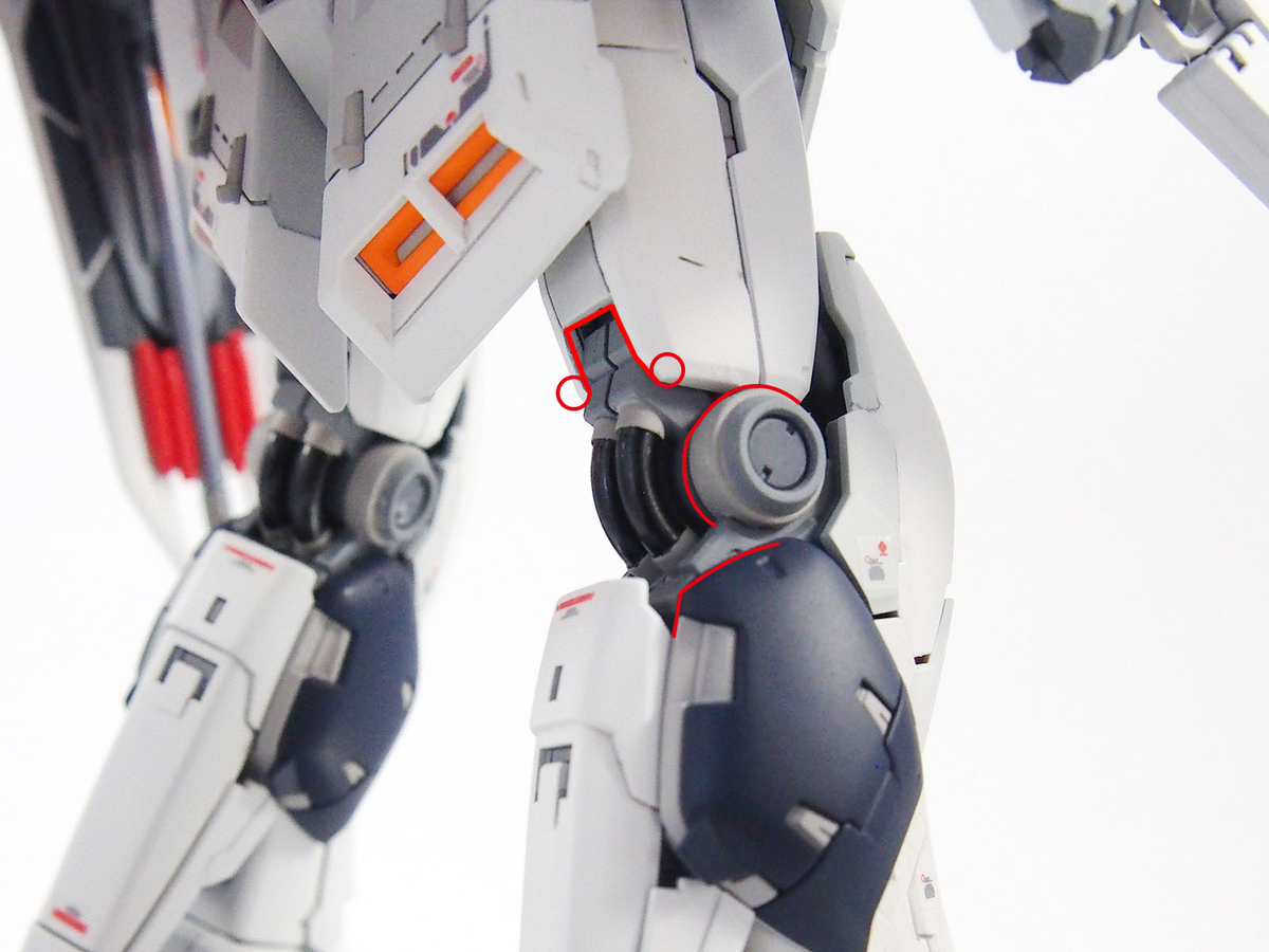 RG νガンダム 塗装/改修レビュー（ガンプラ仮組みのすすめ） | APYAPON
