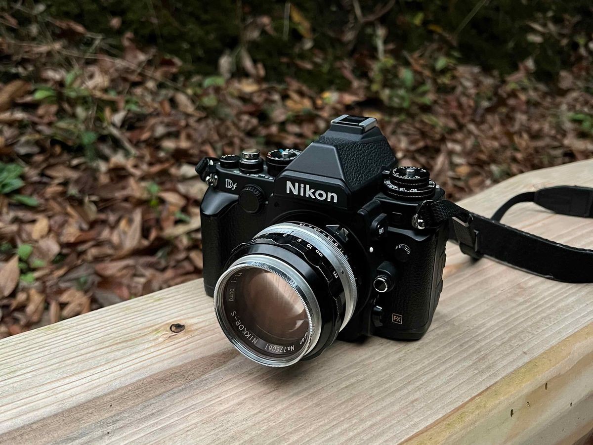 Nikon DfとNIKKOR-S Auto 5.8cm f1.4で千葉県印西市の結縁寺を撮ってき