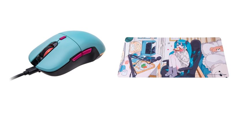 初音ミクコラボ新発売！アスクの限定ゲーミングマウス＆マウスパッドの
