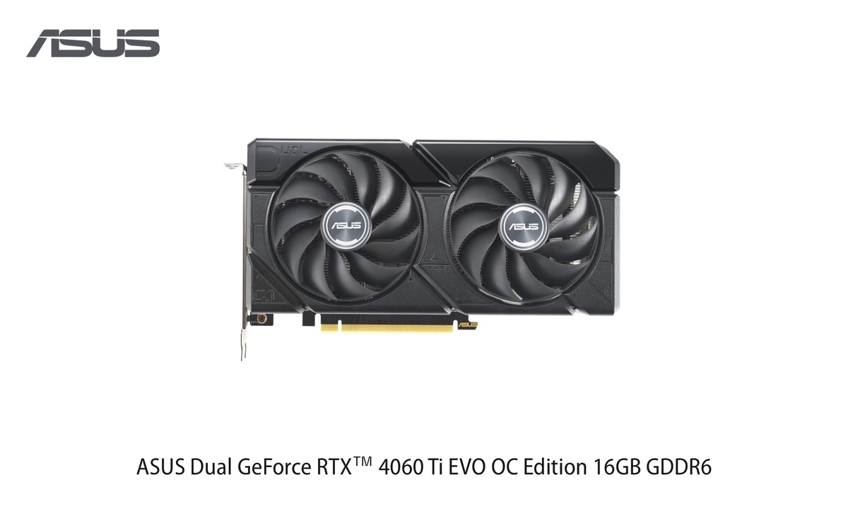 GeForce RTX 4060 Ti グラフィックボードおすすめ：ASUS Dualモデルを