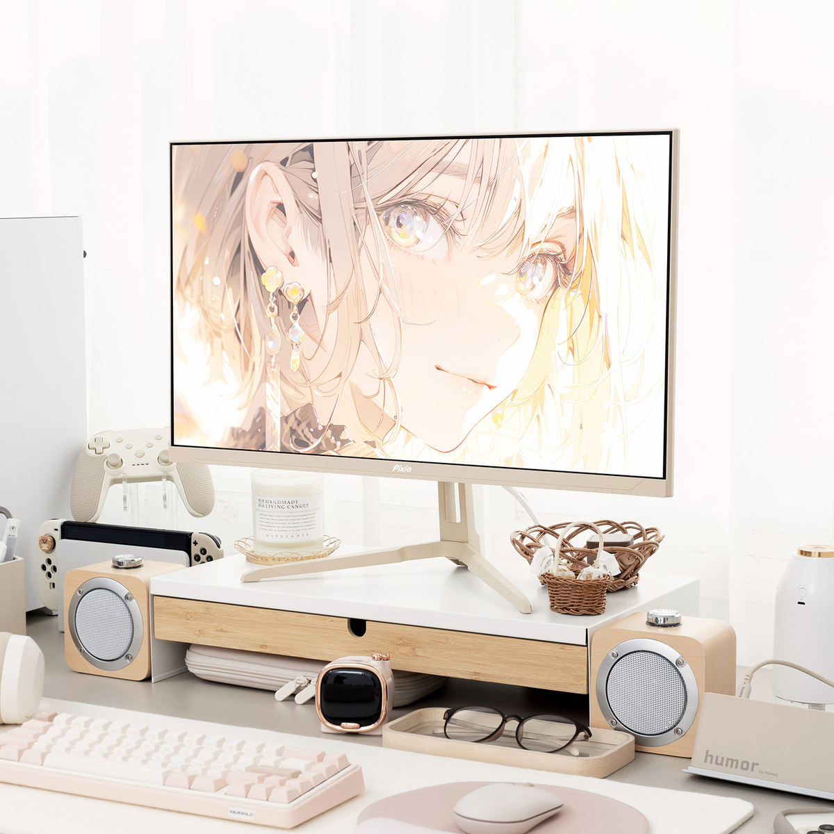 Pixio初のベージュゲーミングモニター『PX248 Wave Beige』と高性能