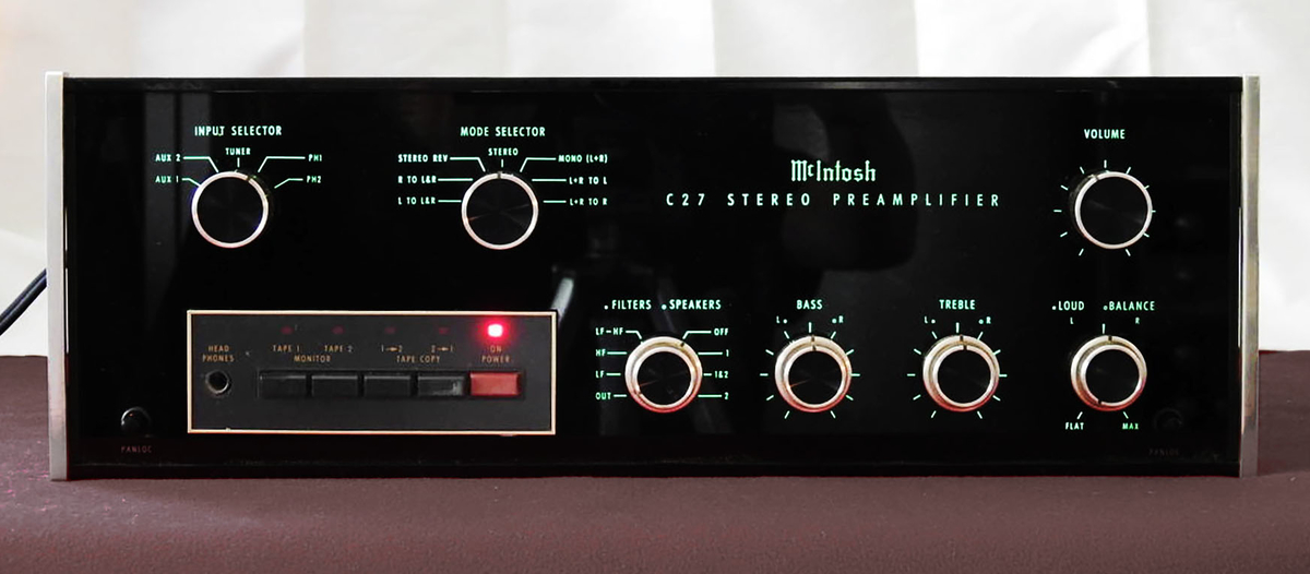 McIntosh マッキントッシュのプリアンプの変遷について（C28 C29 C32