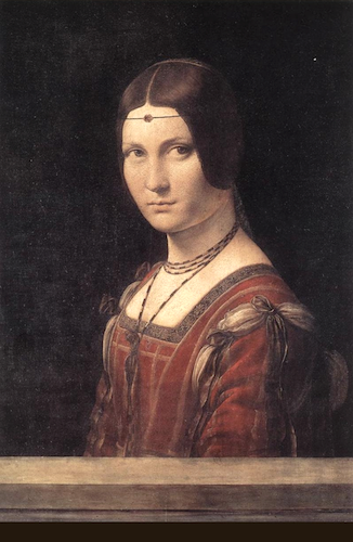 レオナルド・ダ・ヴィンチ《ラ・ベル・フェロニエール》（ミラノの