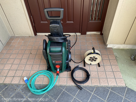 高圧洗浄機 BOSCH UA125を導入、そしてその威力に驚いた！ - memento
